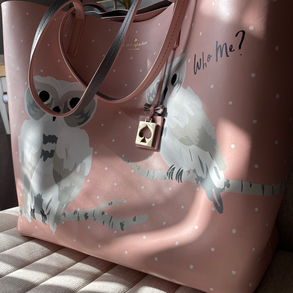 Kate Spade Pink Owl Tote